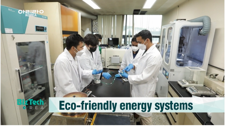 Research on Eco-friendly Energy Systems got featured on Arirang TV Youtube Channel