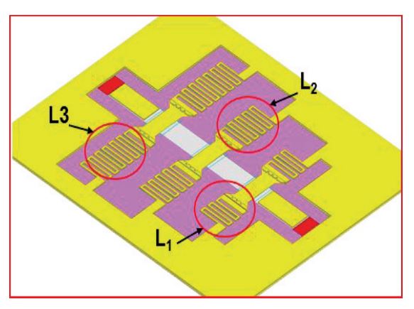 Micro-fabricated Multi-Resonant Capacitive Switch for UWB Applications