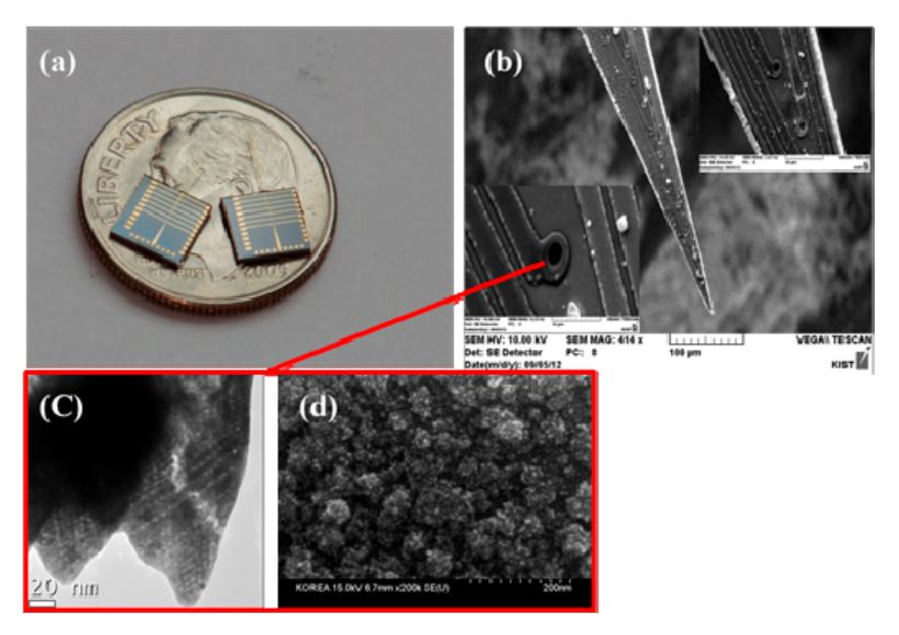 A Bulk Micromachined silicon Neural Probe With Nanoporous Platinum electrode for Low Impedance Recording